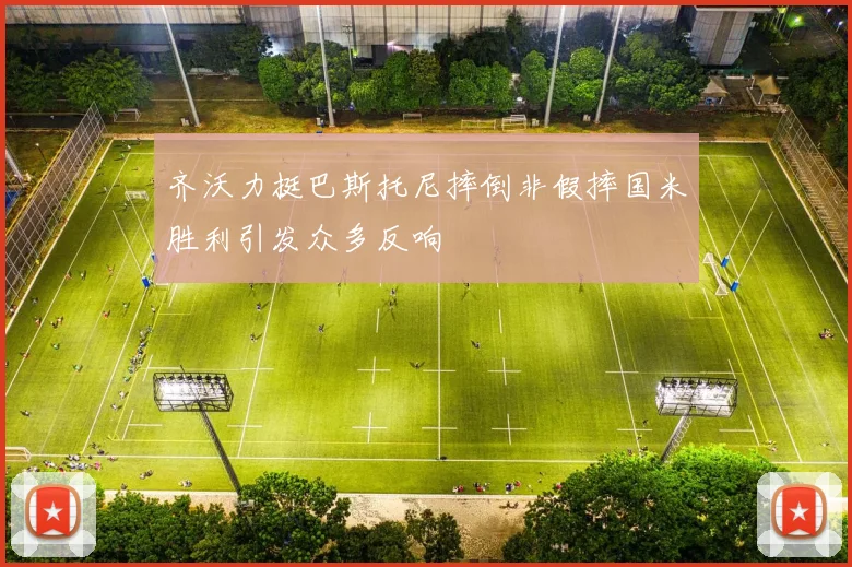 齐沃力挺巴斯托尼摔倒非假摔国米胜利引发众多反响